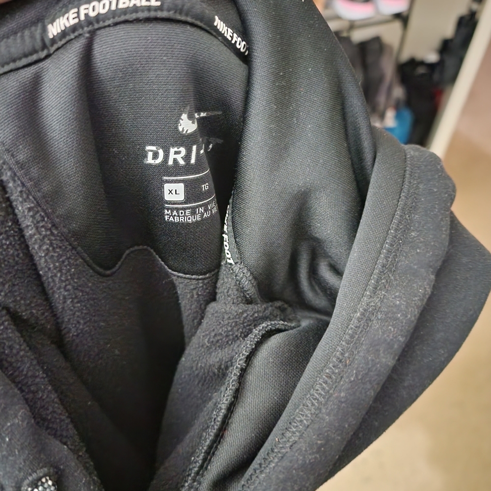 Sleeveless nike football hoodie
